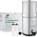 British Berkefeld 8.5L Stainless Steel Gravity Water Filter System | Comes With 2 Ultra Sterasyl Cartridges | Great Tasting Clean Water | No Power Or Plumbing Required | For Home Or Outdoor Use - 9