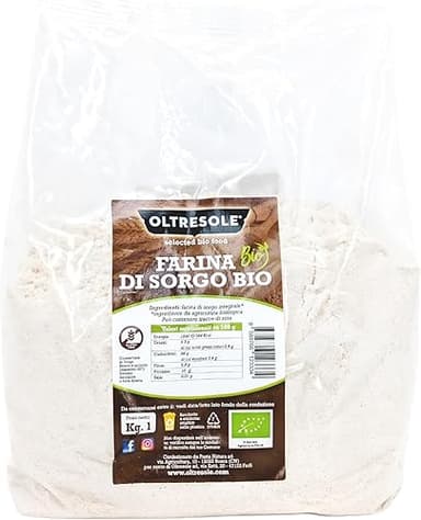 Oltresole, Farine de Sorgho Italienne Biologique 1 Kg, Sa…