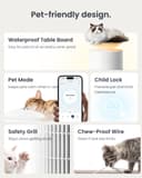SwitchBot Air Purifier with Night Light, CADR 400m³/h for up to 83㎡, 3-Layer Filtration System removes 99.97% of pollutants, 20dB Sleep Mode, Supports Alexa&App Control, Chew-Proof Wire ideal for Pets - 8