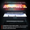 SteelSeries Apex Pro TKL Gen 3 - White Gaming Keyboard - Adjustable Hall Effect Switches; OmniPoint 3.0 - Game-Ready Presets - Rapid Trigger, Protection Mode, Rapid Tap/SOCD - French AZERTY - 6
