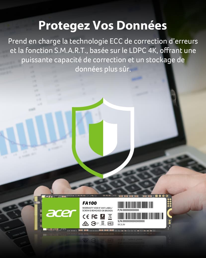 Biwin SSD Acer FA100 M.2 512 Go - 5