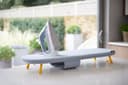 Joseph Joseph Pocket Folding Space-Saving, Compact table-top Ironing Board Regular, Grey/Yellow - 2