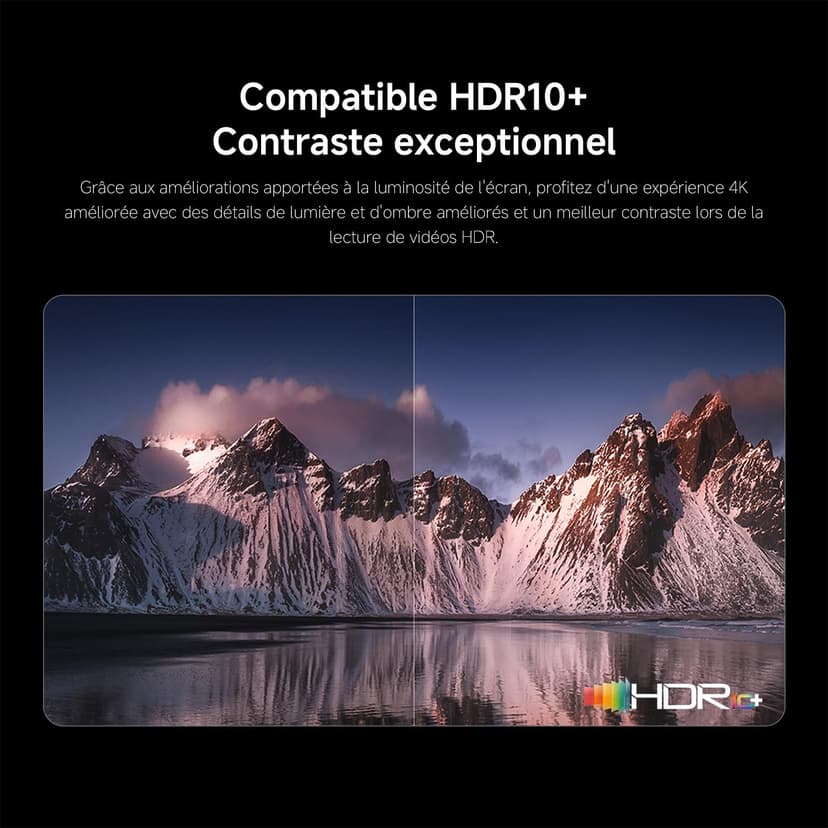 XIAOMI TV A Pro 65, 165 cm (65 Pouces), 4K UHD QLED, Smart TV, Google TV, Contrôle Vocal, HDR10+, Mode Game Boost 120Hz, MEMC, 2Go+8Go, Compatible avec Airplay & Google Cast - 7