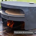 Barbecook Dynamic Centre wood pizza oven with cooking surface 36 cm, for wood barbecue Nestor, 51.5x46.5x27.5 cm - 2