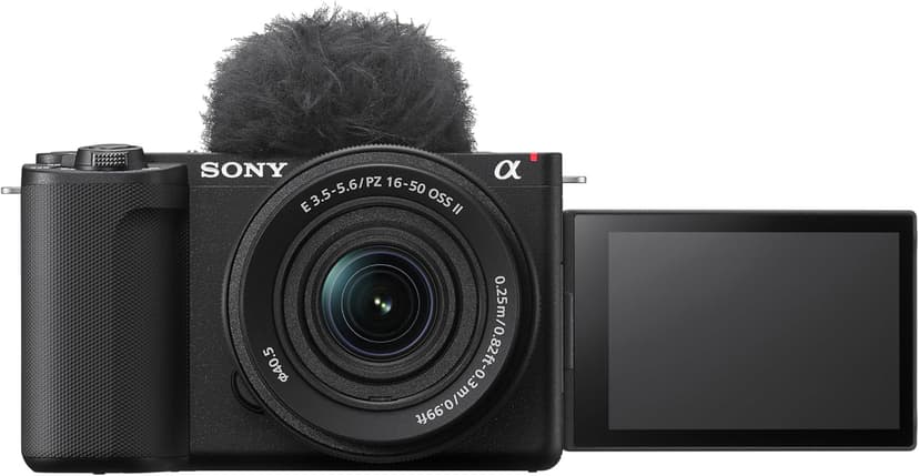 Sony ZV-E10 II | Appareil Hybride à objectifs interchangeables APS-C avec 16-50 mm f/3.5-5.6 (Vidéo 4K60p 4:2:2 10 Bits, 26 MP, Stab. Digitale, Eye AF en Temps réel) - 1