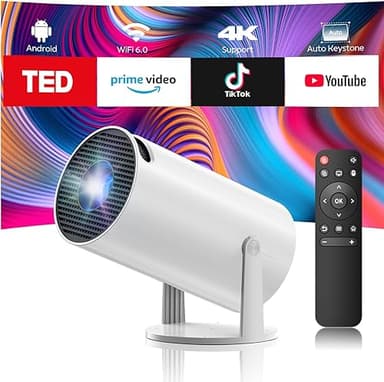 Vidéoprojecteur 4K Mini Projecteur Portable Android 11 av…