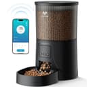 IMIPAW Distributeur Croquettes Chat Automatique, Compatible WiFi 5G et 2.4G, Contrôle App, Jusqu’à 10 Repas par Jour, 4L Mangeoire pour Nourriture Sèche, Idéal pour Les Propriétaires d'animaux - 1