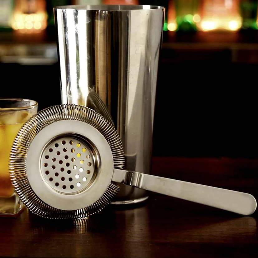 Lot de 2 Passoires à Cocktail Professionnelles pour Shaker et Verre à Mélange, Acier Inoxydable 304, Encoche de Stabilité Intégrée, Accessoire Mixologie (4 Couleurs Disponibles) - 6
