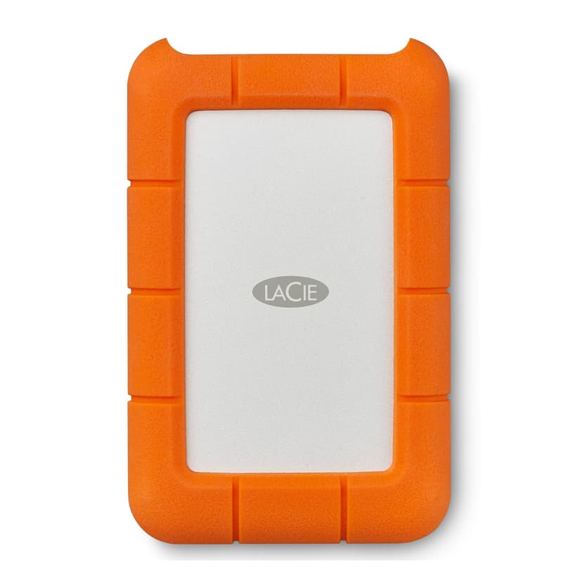LaCie Rugged USB-C 1TB — shock‑resistant, USB‑C Portable External Hard Drive, 2.5‑inch, for Mac & Windows — Rescue Data Recovery included - 1