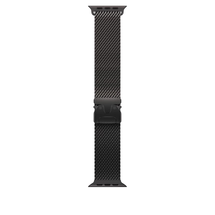 Apple Watch Band - Milanese Loop - 49mm - Black - Large - 1