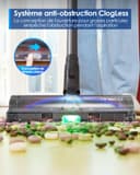 Tineco Pure One S50 Pro Aspirateur Balai sans Fil, Aspiration 200AW, Autonomie 95 Min, Brosse Anti-écheveaux, Tube Pliable à 180°, Eclairage LED Vert à 120°, Elimine Facilement Gros Débris - 6