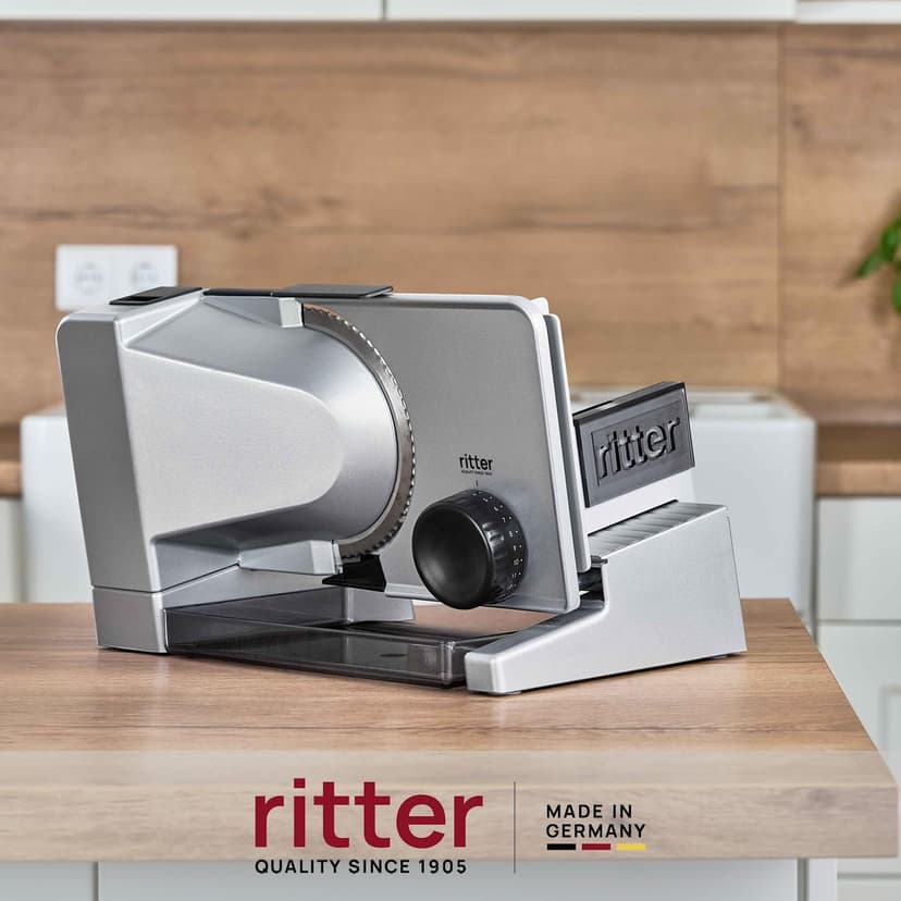 ritter serano 5, trancheuse électrique universelle et tranche-pain tout métal, fabriqué en Allemagne - 3