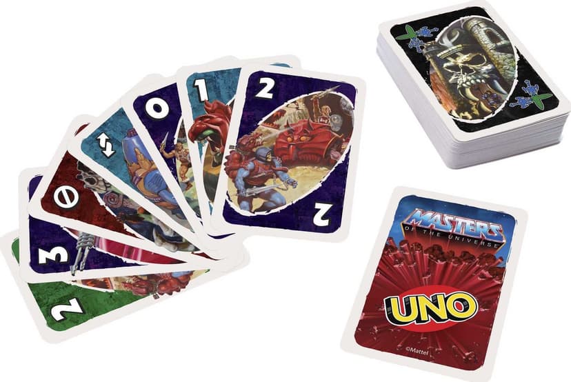 Mattel Games Uno Les Maîtres De L’Univers, Jeu De Société, Jeu de Cartes, Édition Spéciale Pouvoir du Crâne Ancestral, 112 Cartes, Jouet Enfant, Dès 7 Ans, GVY91 - 4