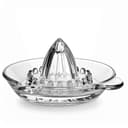 Glasmark KROSNO 1992 Lemon Squeezer Glass Citrus Juicer Lime Press Transparent Dishwasher Safe - 1