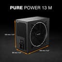 be quiet! Pure Power 13 M 1000W Bloc d’Alimentation, Certification 80 Plus® Gold, Alimentation ATX 3.1, pour Les Cartes Graphiques PCIe 5.1, Ventilateur Semi-Passif 120 mm signé be quiet! - 6