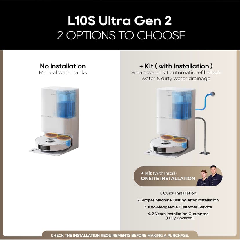 dreame L10s Ultra Gen 2 Robot Vacuum with Mop, 10000Pa, LiDAR Obstacle Avoidance & MopExtend Technology, Auto Washing&Drying, Self-Emptying&Refilling, 10.5mm Mop Lifting - 2