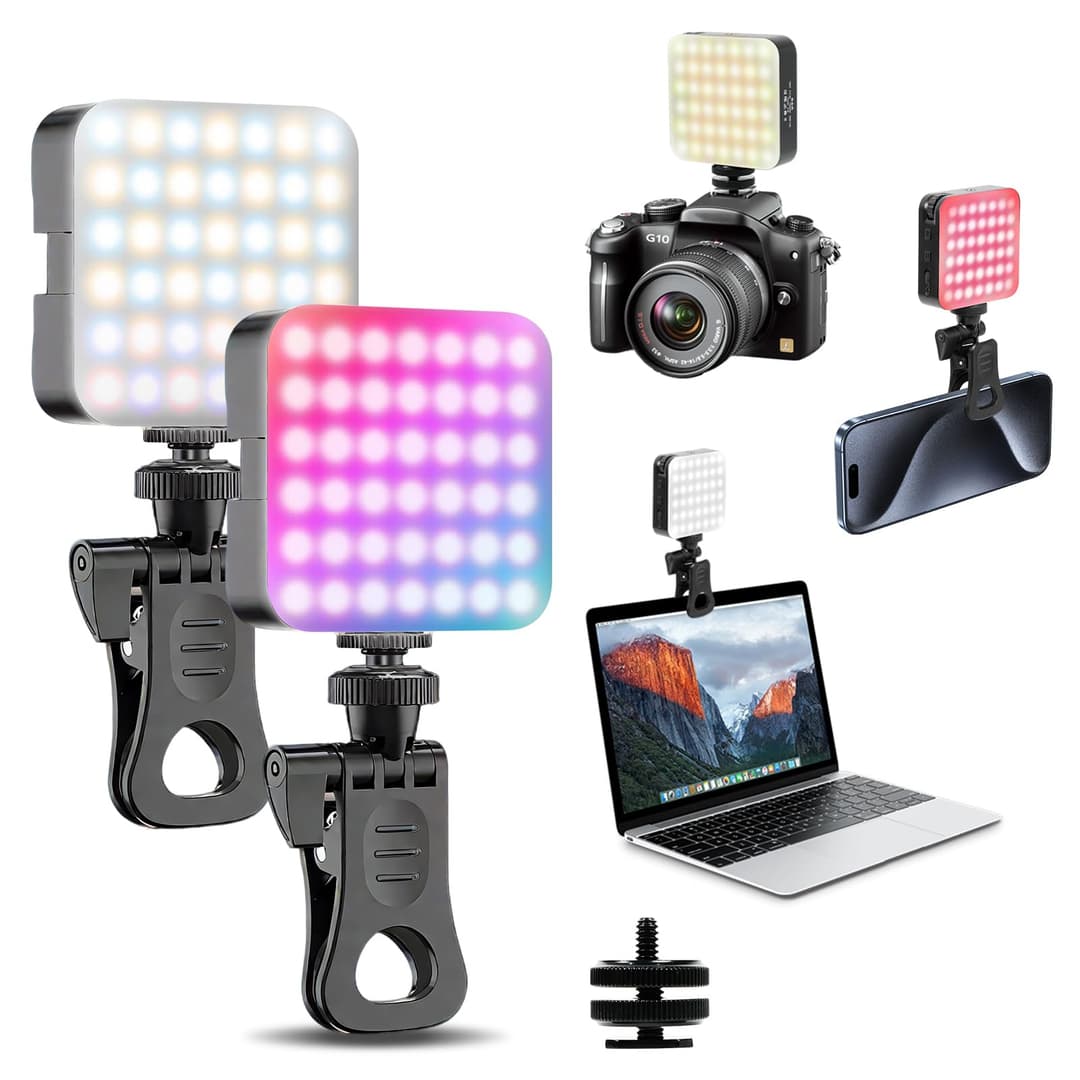 Lumière vidéo RVB, Robofun 80 LED avec batterie de 2500 m…
