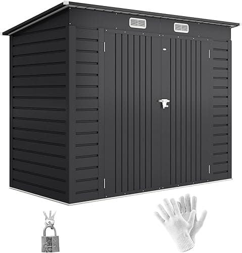 Outsunny Abri de Jardin en métal 3 m² Facile à Monter, ca…
