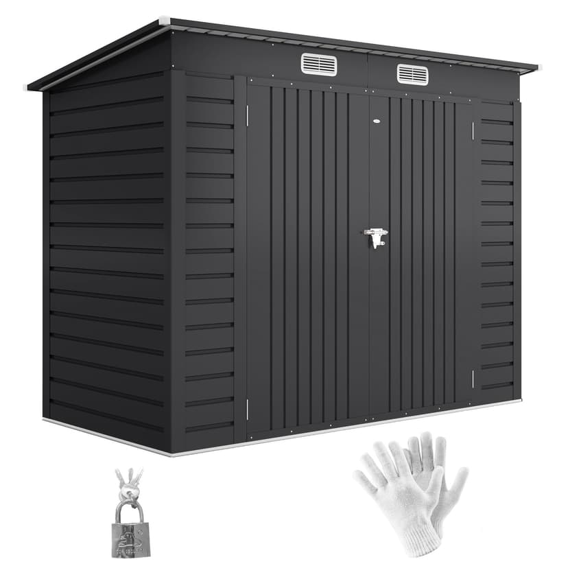 Outsunny Abri de Jardin en métal 3 m² Facile à Monter, ca… - 1