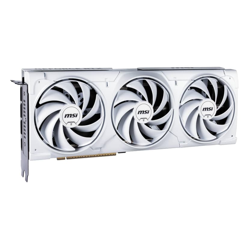 MSI NVIDIA GeForce RTX 5080 16G VENTUS 3X OC WHITE Carte Graphique - 16 Go GDDR7 (30 GB/s /256 Bits), PCIe 5.0 - Triple Ventilateur (3X Ventilateurs TORX 5.0), HDMI 2.1b, DisplayPort 2.1b - 4