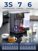 Jimmy R9 Purificateur d'Eau à Osmose Inverse sur Comptoir, Filtration 7 Étapes avec UV, Distributeur d'Eau Chaude, Chauffage 3S, 7 Températures, Moniteur TDS en Temps Réel - 4