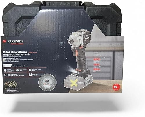 Parkside Performance PDSSAP 20-Li Battery Impact Wrench 1/4 Inch Without Battery and Charger