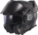 LS2 FF901 Advant X Carbon Black Modular 180° Flip Front Dual Visor Full Face Motorbike Helmet Sport. ECE 22.06 Certified. Complete With Pinlock and Luxury Camo Backpack Style Carry Bag - L (59-60cm) - 1