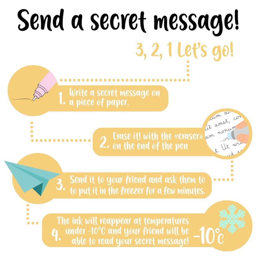 Legami Set of 3 Erasable Gel Pens Christmas Edition Pens with Thermosensitive Erasable Ink Red Blue Green Christmas Pens Erase Without Damaging Paper - 6