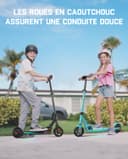 FanttikRide C9 Pro Trottinette Electrique Enfants 6-12 Ans, Lumières Arc-en-Ciel, Vitesses 8/13/16 km/h, Écran LED, Pliable, Hauteur Réglable, Autonomie 8 km, Seulement 6,4 kg, Noir - 8