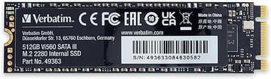 Verbatim Vi560 S3 - Ssd - 512gb - Intern - M.2 2280 - Sat…