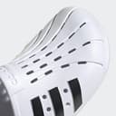 adidas Mixte Adilette Clogs, Cloud White/Core Black/Cloud White, 37 EU - 9