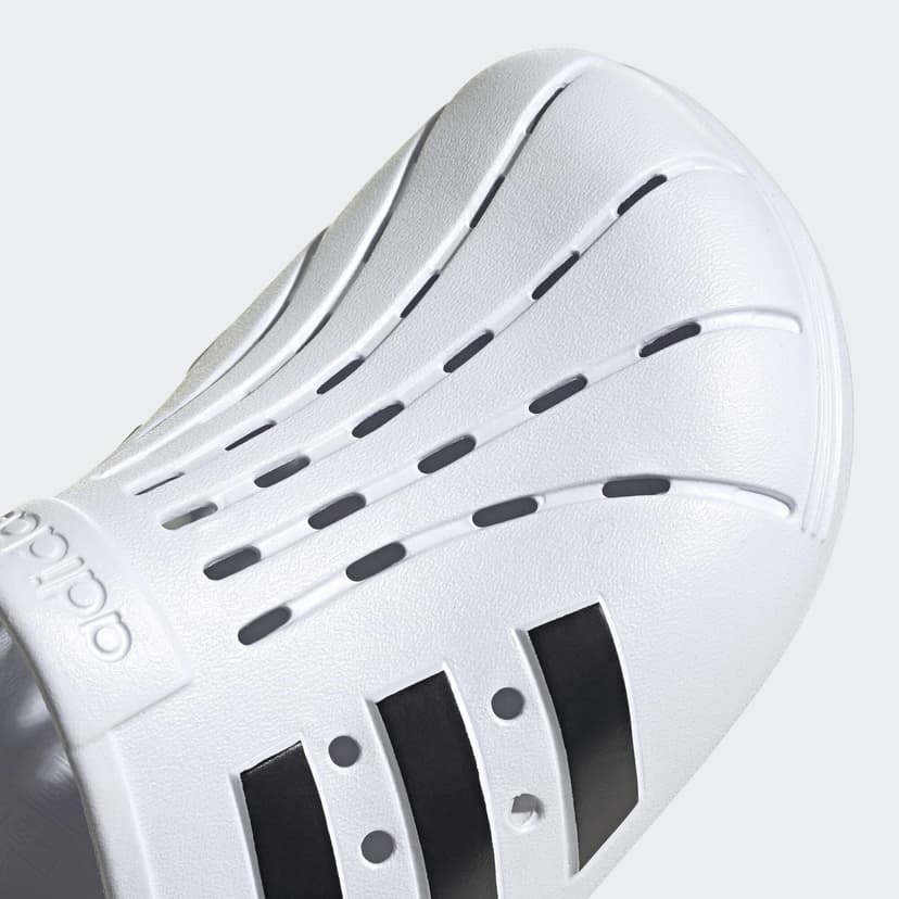 adidas Mixte Adilette Clogs, Cloud White/Core Black/Cloud White, 37 EU - 9