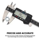 NEIKO 01407A Electronic Digital Caliper | 0-6 Inches | Stainless Steel Construction with Large LCD Screen | Quick Change Button for Inch/Fraction/Millimeter Conversions - 2