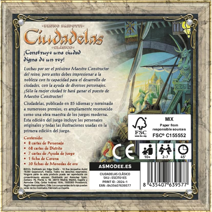 Asmodee - Edge Entertainment EDGCTD01 - Jeu de société Classique - Couleur/Modèle Assortis - Version Espagnole - 6