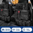 Tactical Car Seat Organizer with 5 Detachable Bag, Car Backrest Protector 600D Oxford Waterproof Tactical Vehicle Seat Back Organiser for Most Vehicle SUV Truck Pickup - 6