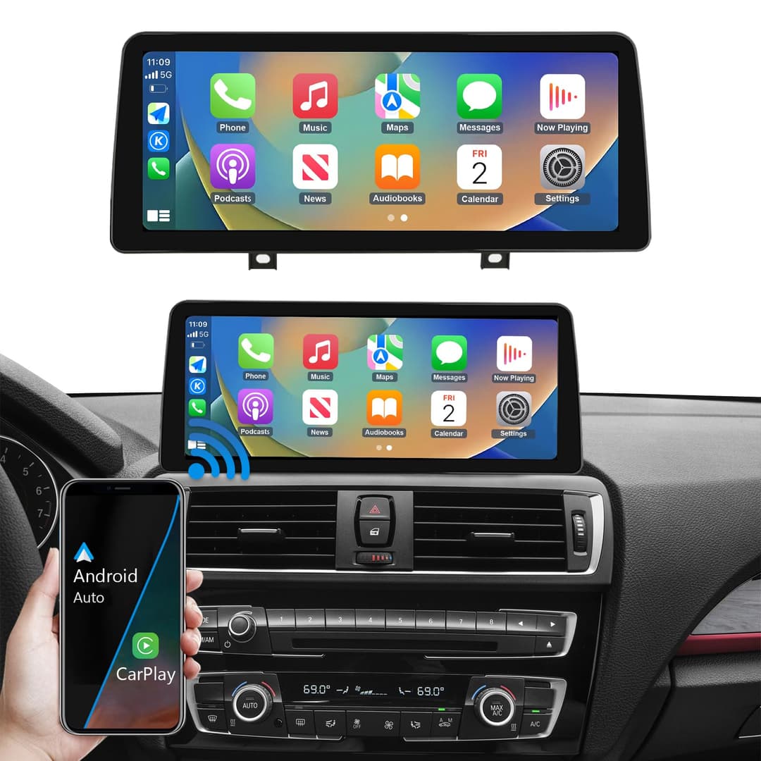 Road Top Autoradio 12,3 Pouces Ultra-Fin Écran avec Carpl…