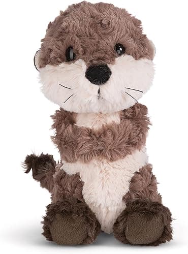 Nici 49153 Cuddly Otter Oda 25cm Grey Dangling-Sustainable Made Plush, Cute Soft Toy to Cuddle and Play with, for Children & Adults, Gift idea