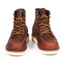SL-Saint Men’s Work Boots Soft Moc Toe Classic Ankle Fashion Casual 6'' Wedge Industrial Construction Shoes Brown/Black (Wedge Sole, Brown, Adult, Men, 8.5, Numeric, UK Footwear Size System, Wide) - 6