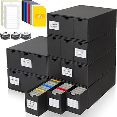 HIMOMO Trading Card Storage Box, Card Boxes with 60 Card …