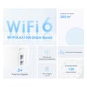 TP-Link Deco X1500 AX1500 Whole Home Mesh Wi-Fi 6 System, Pack of 2 - 3