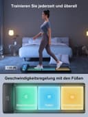 WalkingPad Tapis de Marche Pliable, Tapis Roulant Électrique Silencieux 6 km/h, Walking Pad pour Maison et Bureau Con Télécommande - 4