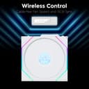 Lian Li UNI FAN TL-LCD Wireless Reverse 120 White (1pc) - 4
