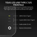 CORSAIR AIR 5400 RS-R ARGB Boîtier PC Triple Chambre Moyen-Tour Panoramique — Chambre Isolée pour AIO 360mm, Compatible Mères À Connexion Inversée, 3X Ventilateurs ARGB RS-R Inclus — Noir - 9