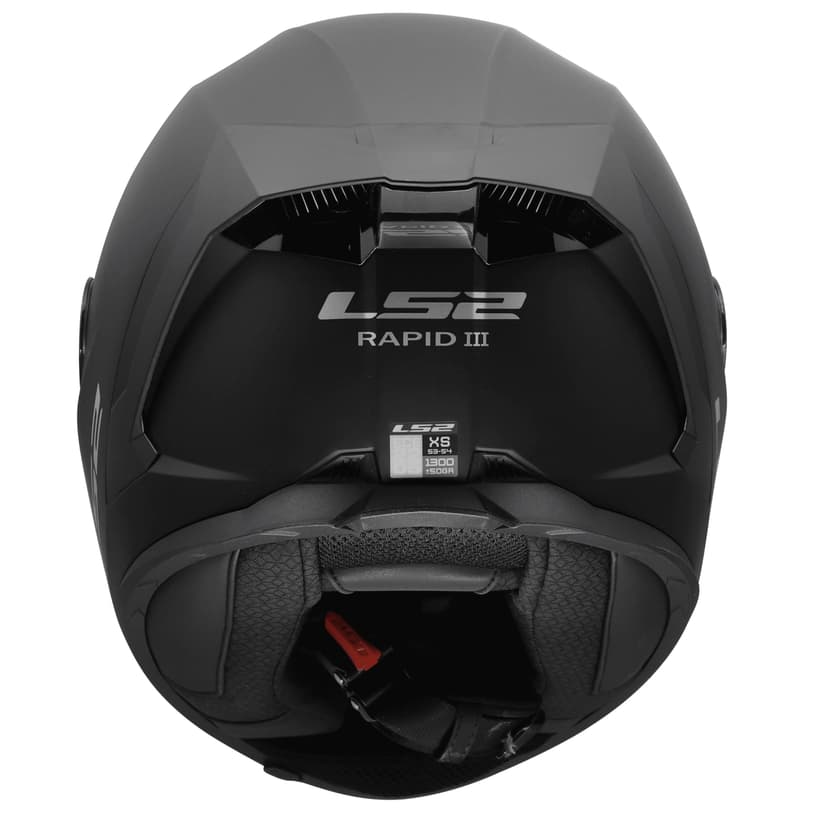 LS2, Casque Moto Intégral RAPID III SOLID Matt Black, M - 2