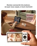 momcozy Moniteur Bébé WiFi 2 Caméra HD 5" 1080P Fixation Murale, Détection Mouvements/Pleurs, Périmètre Sécurisé, Vision Nocturne Claire, Batterie 5000mAh, Interphone 2 Sens, Enregistrement Vidéo​ - 8