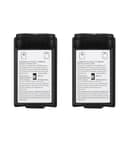 2 Stück Batteriefach Akku Gehäuse Deckel Case Abdeckung Cover für Gamepad Xbox 360 Controller Xbox 360 Wireless Controller passgenau stabil langlebig - schwarz - 5