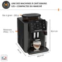 KRUPS Sensation C50 Fully Automatic Coffee Machine EA910810, Charcoal - 2