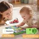 hahaland Jouet Bébé 1 an – Tablette Éducative Interactive avec Sons, Lumières et 5 Langues d’Apprentissage (en/FR/DE/IT/ES), Jouet d’Éveil Musical Cadeau Enfant 1 2 3 Ans Garçon Fille - 4