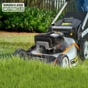 WORX Nitro WG761E 80V Cordless Brushless Lawnmower, Up to 1000 m² on a Load Diameter 51 cm, 70 L Bag, Mulching, 7 Cutting Positions, Comes with 4 Batt 20V 4Ah, Fast Charger - 4
