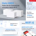 MERCUSYS TP-Link WiFi Mesh Routeur WiFi 6 Bi-Bande AX3000Mbps, 3 Ports Gigabit, Couverture jusqu'à 650 m², Connectez 150 appareils, Compatible avec Toutes Les Box Internet, Halo H3000X(3-Pack) - 2